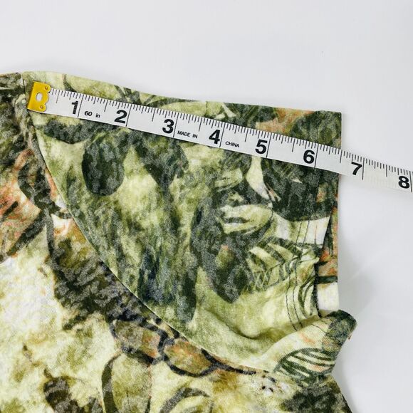 Ruby Rd Blouse Petite Large PL Floral Ruby Rd Sage Green Floral Blouse Studded - Picture 11 of 12